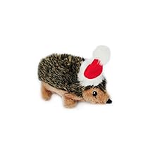 ZippyPaws Holiday Hedgehog Squeaky Plush Dog Toy, Small
