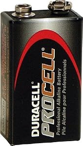 DURACELL 9 Volt  PROCELL Professional Alkaline Battery, Pack of 12