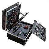 Contractor 3 Pallet Tool Case with Built-in Cart: 13" H x 23" W x 18" D