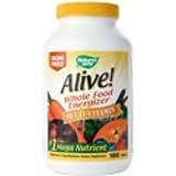 Alive! Whole Food No Iron added 180T