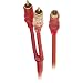 METRA Ltd RHRCA-Y1 Raptor Red Hot Series Rca Y-adapter