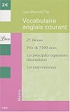 Vocabulaire anglais courant