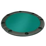 Folding 52" Padded Round Poker Table Top