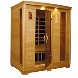3 Person Infrared Sauna with 9 Carbon Tech Heaters
