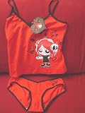 Ruby Gloom Goth Skull Camisole and Panty Set - Licensed Ruby Gloom Goth Girl Lingerie Set from Doe Mighty Fine