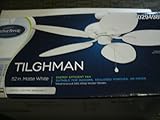 Ceiling Fans Harbor Breeze 52 Matte White Tilghman Ceiling Fan