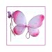 Fairy Pixie Wings & Wand Set (2pc) Select Color: pink
