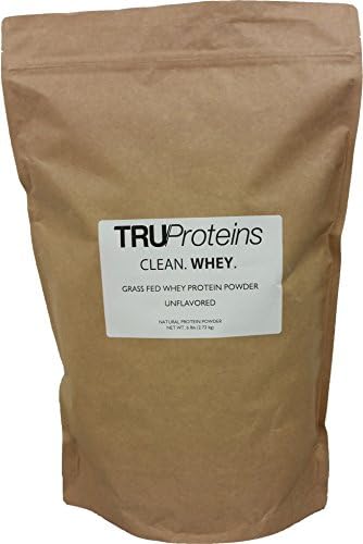 TRUProteins Grass-Fed Whey Protein (Unflavored, Bulk 6lbs)
