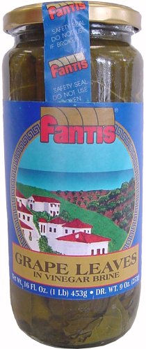 Fantis Grape Leaves 1 lbs jar by Dolmas