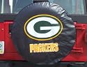 Green Bay Packers NFL Spare Tire Cover (Black)
