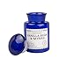 Paddywax Blue Apothecary Collection Scented Soy Wax Jar Candle, 8-Ounce, Vanilla Bean & Myrrh