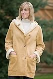  : Women's Shelly New Zealand Baby Lamb Shearling Coat