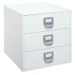 3-Drawer Organizer Cube - White