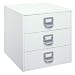 3-Drawer Organizer Cube - White
