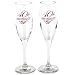 40th Anniversary Set of 2 Toasting Flutes