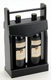 Wooden 2-bottles Wine Holder