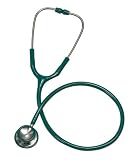 MABIS Signature Series Stainless Steel Stethoscope, Adult, 30, Hunter Green