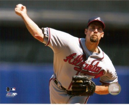 John Smoltz Braves Pitching 8x10 Photo