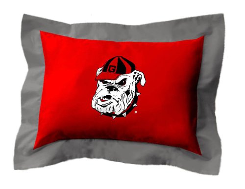 Georgia Bulldogs Pillow Sham-Standard