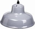 Designers Edge L-1712 14-Inch Indoor One-Light Downward Hanging Farm Light Fixture, Powder Coarted