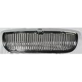 98-02 MERCURY GRAND MARQUIS GRILLE, Chrome (1998 98 1999 99 2000 00 2001 01 2002 02)... by Parts Train
