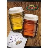 HAPPY HOUR SET OF 4 BEER GLASSES - HAPPY HOUR S/4 16.5OZ KEG GLAS