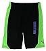 PUMA Youth Boys Lifestyle Athletic Short (Medium 10/12, Black / Lime)