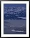 Donner Lake and Haze from Wood Smoke over Truckee, California Collections Framed Art Poster Print by Phil Schermeister, 31x39