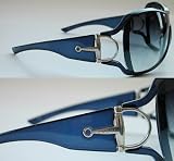 Gucci - Gucci 2918 Oversize Sunglasses Blue Frame Blue Lens