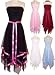 Apparel : Strapless Fairy Mesh Formal Gown Ribbon Trim