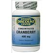 Cranberry Concentrate 400 mg by Vitamin Discount Center - 120 Capsules EFA Cranberry Concentrate 400 mg by Vitamin Discount Center - 120 Capsules EFA
