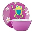 Frog Melamine Plate and Bowl Set of 12