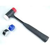 4-in-1 Multi-Head Mallet -Stainless Steel, Nylon, Plastic, Rubber