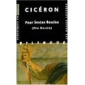 Pour Sextus Roscius : Edition bilingue fran�ais-latin