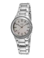 Womens White MOP Dial Stainless Steel