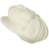 cable-knit newsgirl hat