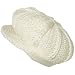 cable-knit newsgirl hat