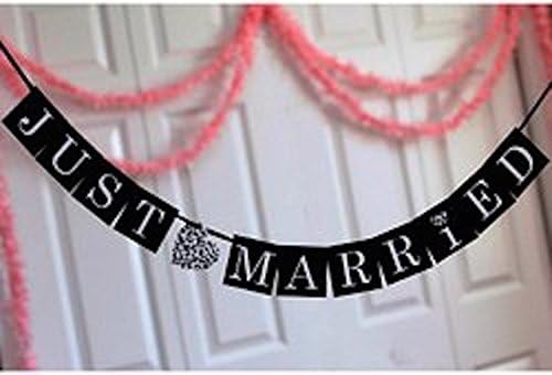 Just Married Banner Wedding honeymoon Sign