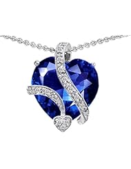 Original Star K (tm) Large 15mm Heart Shape Love Pendant