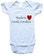 MADE IN NORTH CAROLINA - NORTH CAROLINA BABY - State-series - White, Blue or Pink Onesie / Baby T-shirt