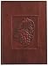 Italian Leather Wine Journal, Label Area, Embossed Designs, Gift Boxed, 7x10