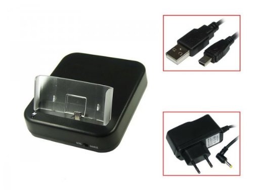 Dockingstation für HTC Touch HD2 single black Erfahrungsbericht günstig HTC Akku