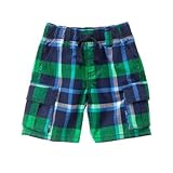 GYMBOREE(ジンボリー) プラッド カーゴ ショーツ ツリートップ チェック ボトムスショートパンツ 2歳【並行輸入】