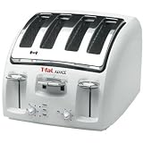 41H8x%2Bmg8XL. SL160  T Fal 5335002 Classic Avante 4 Slice Toaster, White