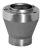 Rampage Products 98700 Billet Steering Wheel hub mount kit, Black Powder Coated Billet, Yamaha Rhino 07-08
