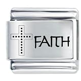 Faith Religious Italian Charms Bracelet Link