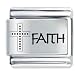 Faith Religious Italian Charms Bracelet Link