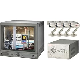 Mace MSP-14DNR 4-channel DVR with 14-inch Color Infrared System and Internet