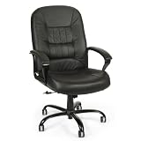 Black Leather Big and Tall Chair