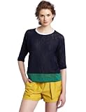 Jet Corp Womens Color Block Sweater